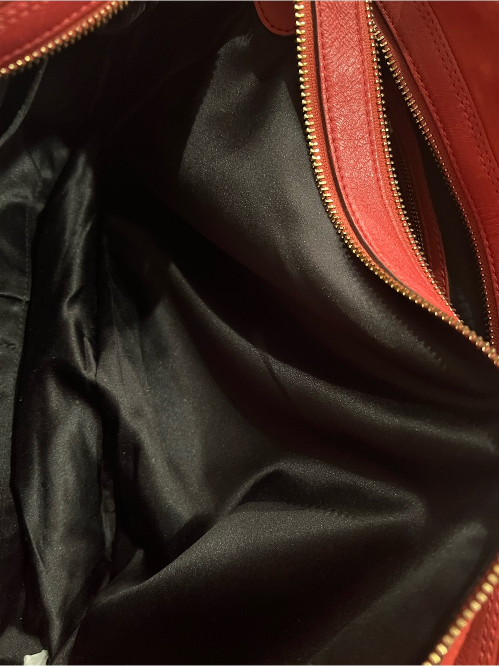 COACH Genuine Leather Double Zip Satchel - Picture 11 of 13